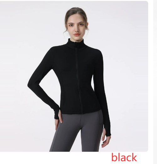 Women's Active Fit Zip Jacket for Yoga & Running