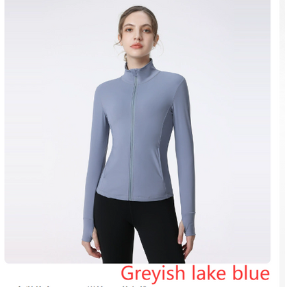 Women's Active Fit Zip Jacket for Yoga & Running