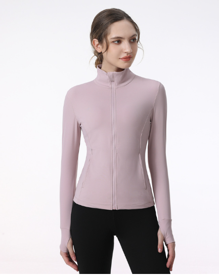 Women's Active Fit Zip Jacket for Yoga & Running