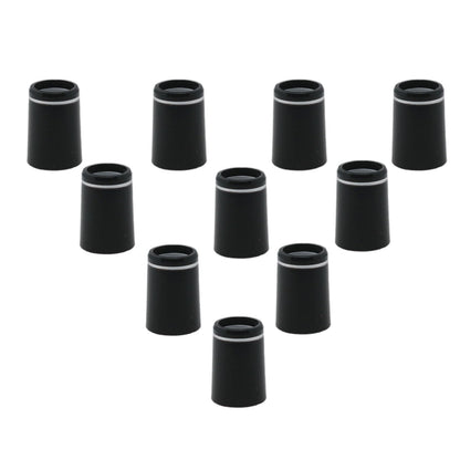 yukata Black Golf Ferrules Golf Club Ferrules Golf Ring Golf Tapered Ferrules 0.370 Golf Club Parts for Most Brands of Irons 10PCS