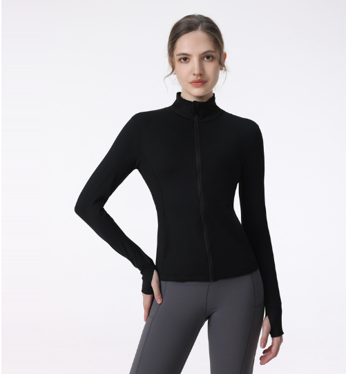 Women's Active Fit Zip Jacket for Yoga & Running